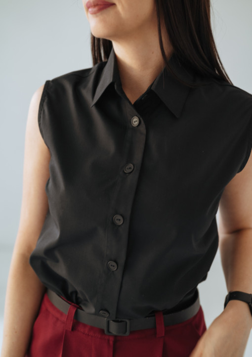 Сорочка  в чорному кольорі - 101.24