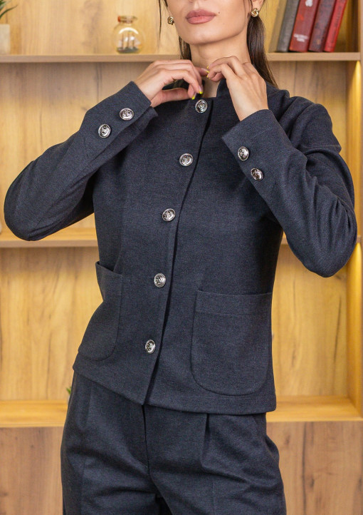 Жакет у кольорі графіт - 139.25