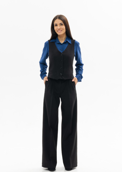 Жилет класика у чорному кольорі - 89.24