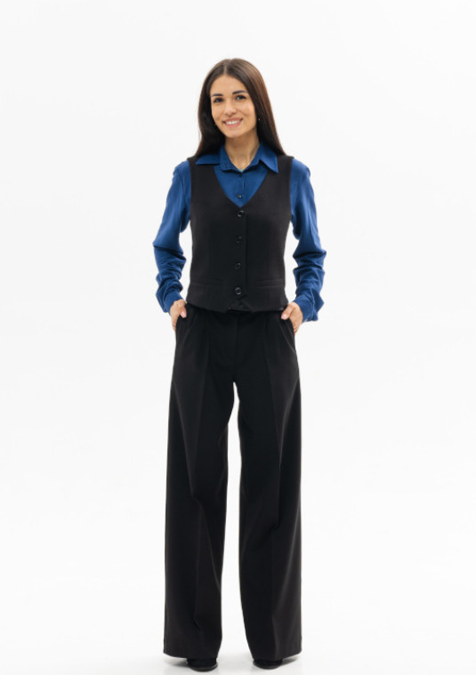 Жилет класика у чорному кольорі - 89.24