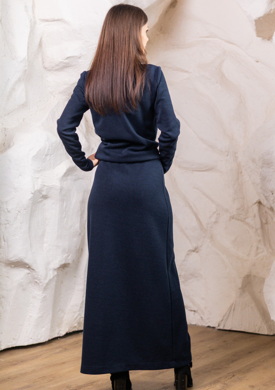 Спідниця в темно- синьому кольорі - 110.24